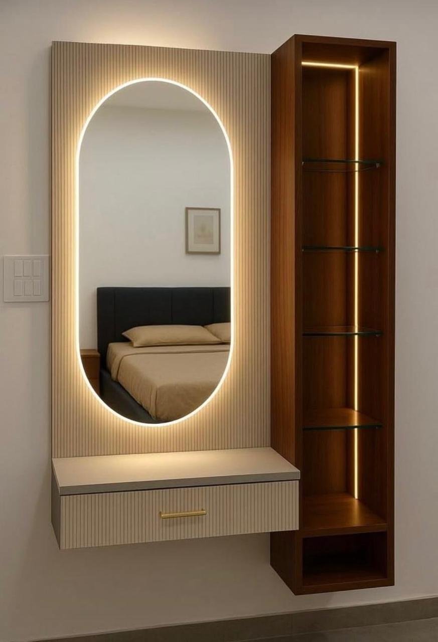 Bespoke dressing table and vanity mirror 7