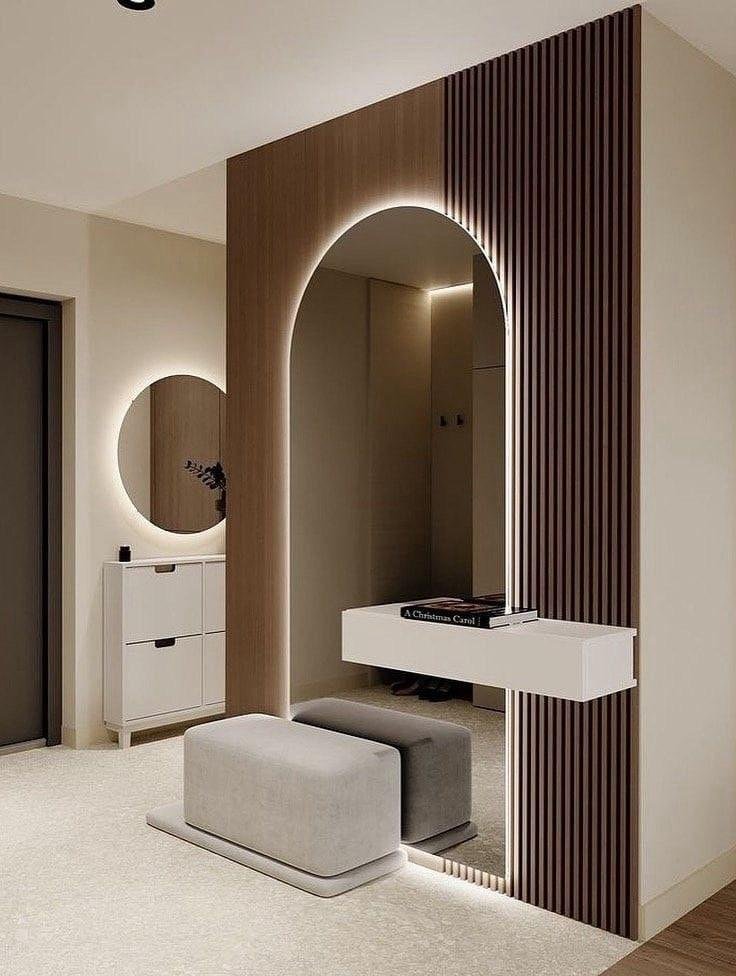 Bespoke dressing table and vanity mirror 12